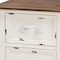 Baxton Studio Levron Traditional Two-Tone Walnut Brown and Antique White Finished Wood 2-Drawer Nightstand 194-11954-ZORO - alternate 2